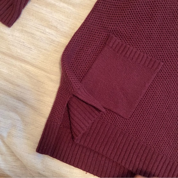 Halogen Maroon Pocket Sweater - Picture 6 of 7